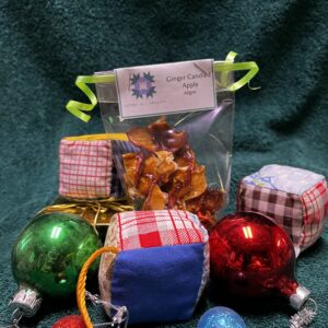 Candied Ginger Apple Pieces